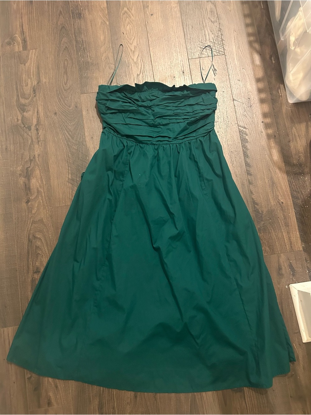 The A&F Emerson Strapless Midi Dress
